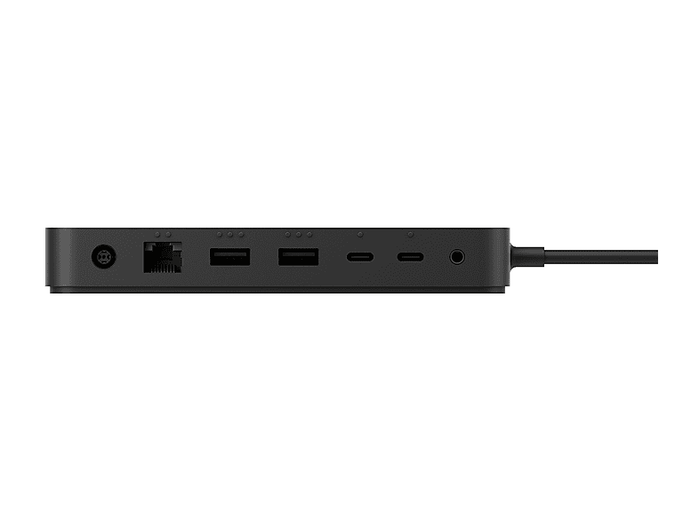 MICROSOFT Surface Thunderbolt 4 Dockingstation, USB-A/C, USB 4, 4K/60Hz, 2.5Gb Ethernet, 3.5mm, 96W PD, Schwarz; Dockingstation----Dockingstation — Foto 2 von 4