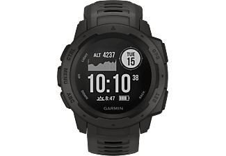GARMIN Instinct Solar - Smartwatch con GPS (132 - 224 mm, Silicone, Grigio ardesia)