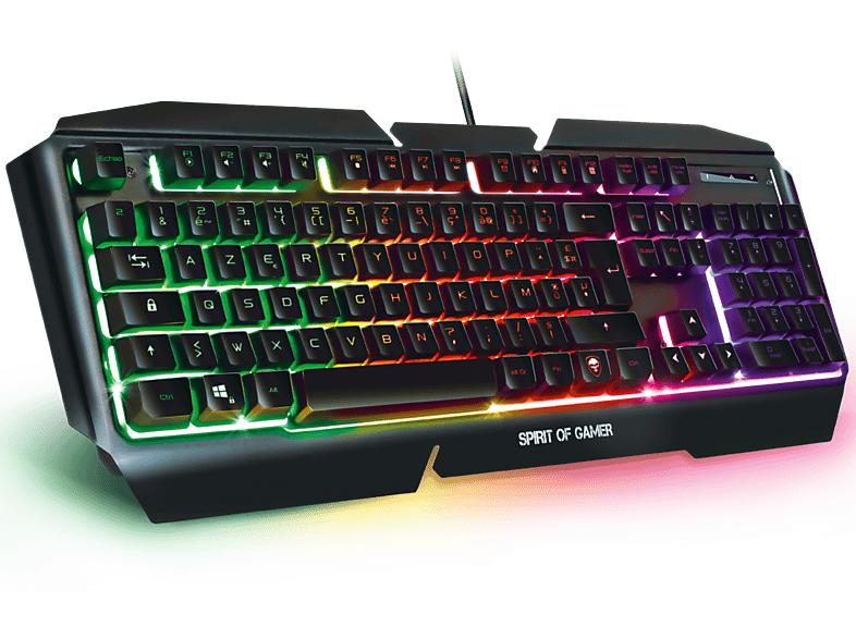 SPIRIT OF GAMER PRO-K5 membrános billentyűzet, RGB, Magyar kiosztás (CLA-PK5-HU)