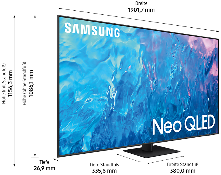 SAMSUNG QE85Q70CAT TV (Flat, 85 " / 214 cm, UHD 4K, Smart TV, Tizen)