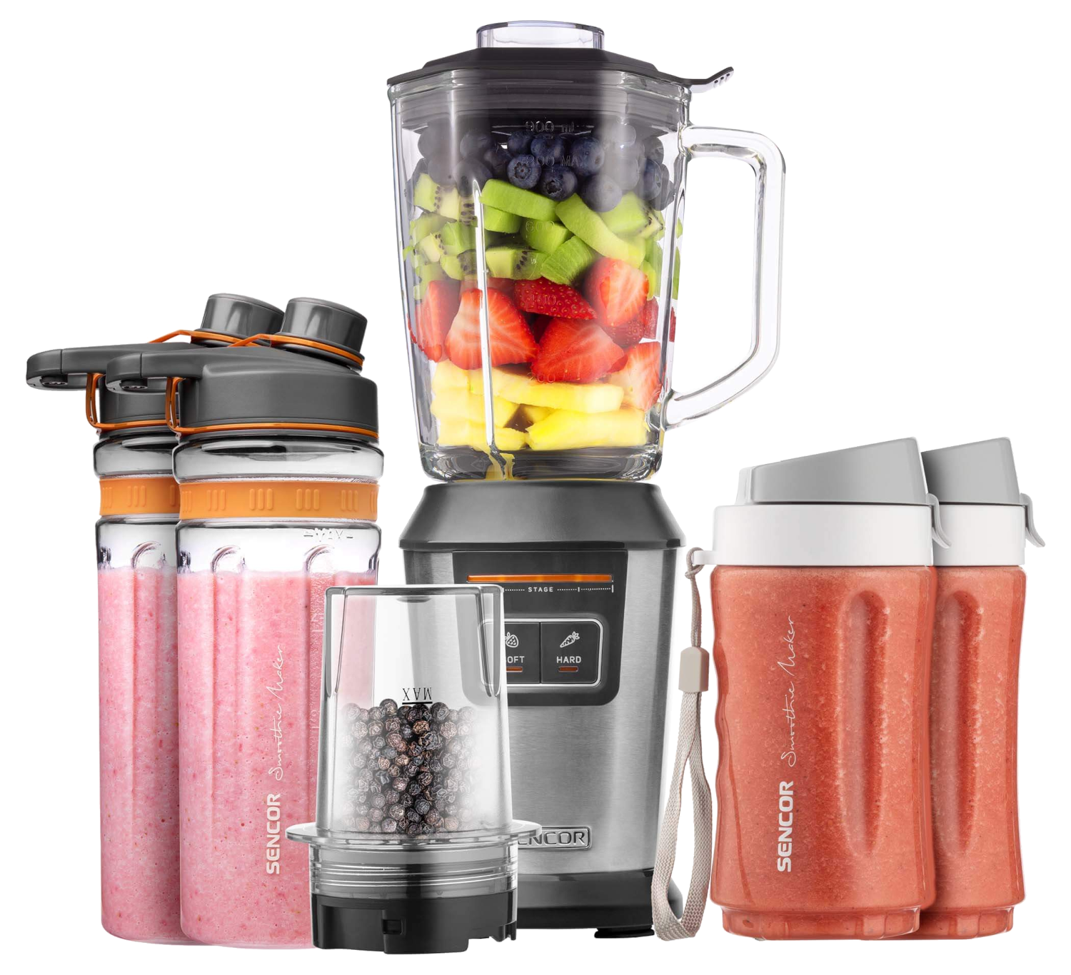 SENCOR SBL 7570SS Automata Smoothie mixer, 800W, ezüst