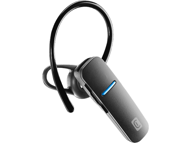 Auricular inalámbrico  CellularLine BTBOLDK, Bluetooth, Gancho de oreja,  Monoaural, 24h de autonomía, Negro