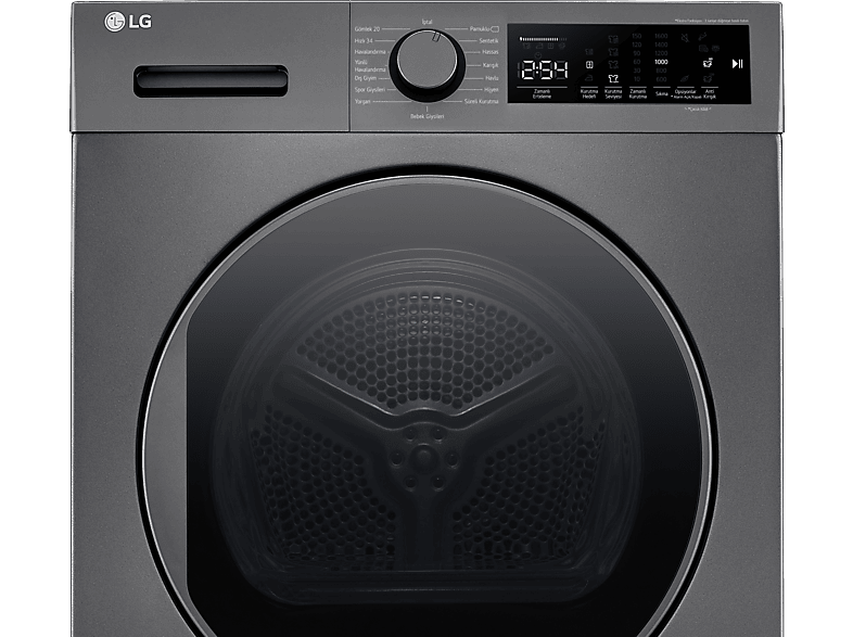LG RH80T2SP7RM A++ Enerji Sınıfı 8kg Kurutma Makinesi Gümüş_6