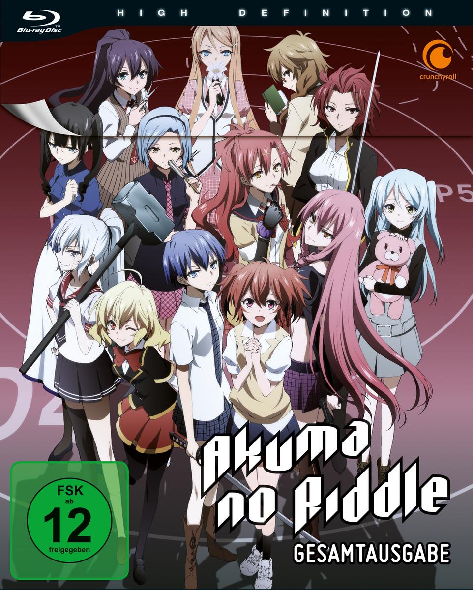 Anime-Cover: Mehrere Anime-Charaktere, meist Mädchen. Blu-ray-Disc.
