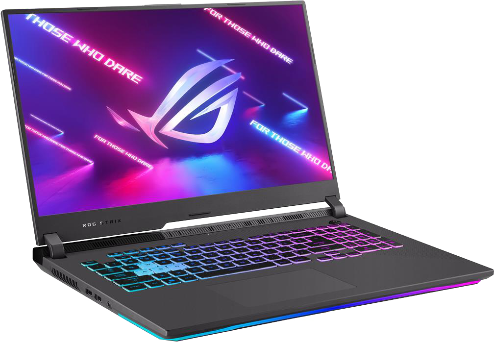 ASUS ROG Strix G17 G713IE-HX014 Szürke Gamer laptop (17,3" FHD/Ryzen7/16GB/512 GB SSD/RTX3050Ti 4GB/NoOS)