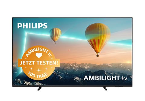 LED TV PHILIPS 43PUS8007/12 LED TV (Flat, 43 Zoll / 108 cm, UHD 4K, SMART TV,  Ambilight, Android TV™ 11 (R)) | MediaMarkt
