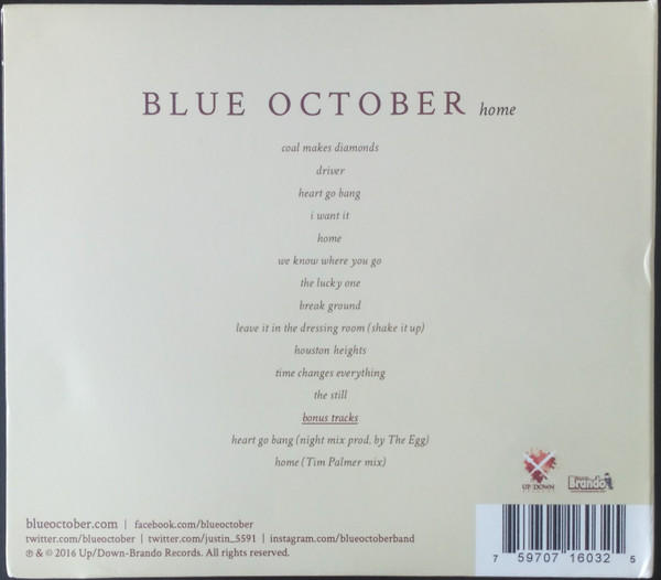 Blue October - Home  - (CD)