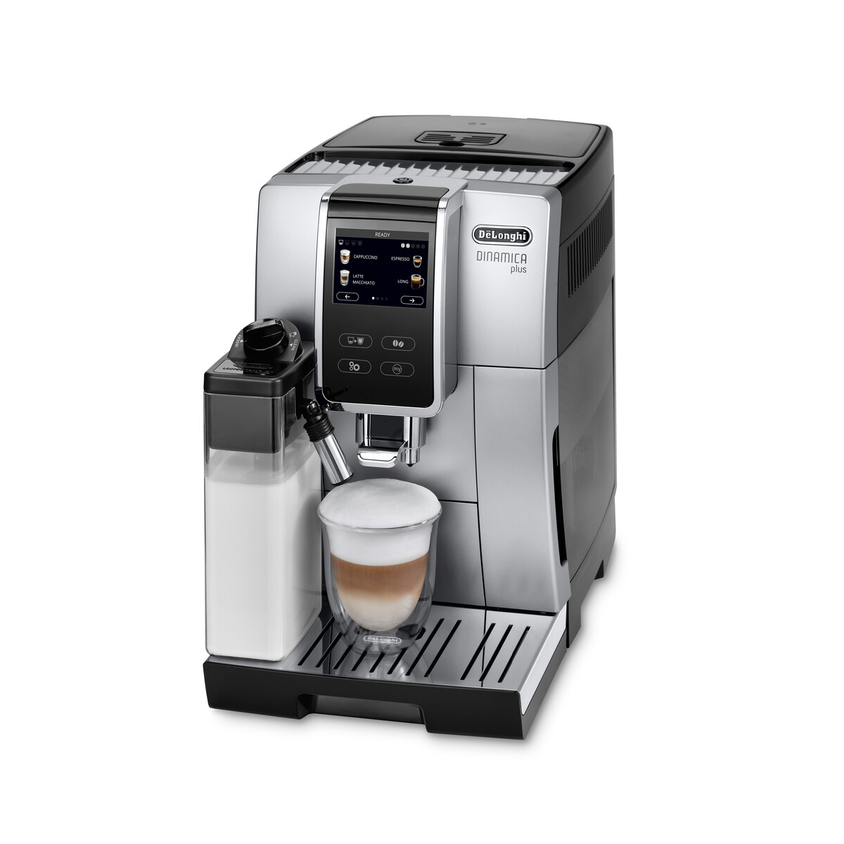 DE LONGHI De'Longhi ECAM370.70.SB Dinamica Plus - Volautomatische espressomachine - Zilver