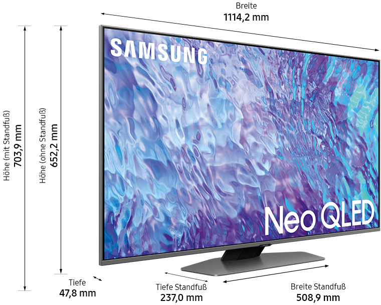 SAMSUNG QE50Q80CAT - TV (50 ", UHD 4K, QLED)
