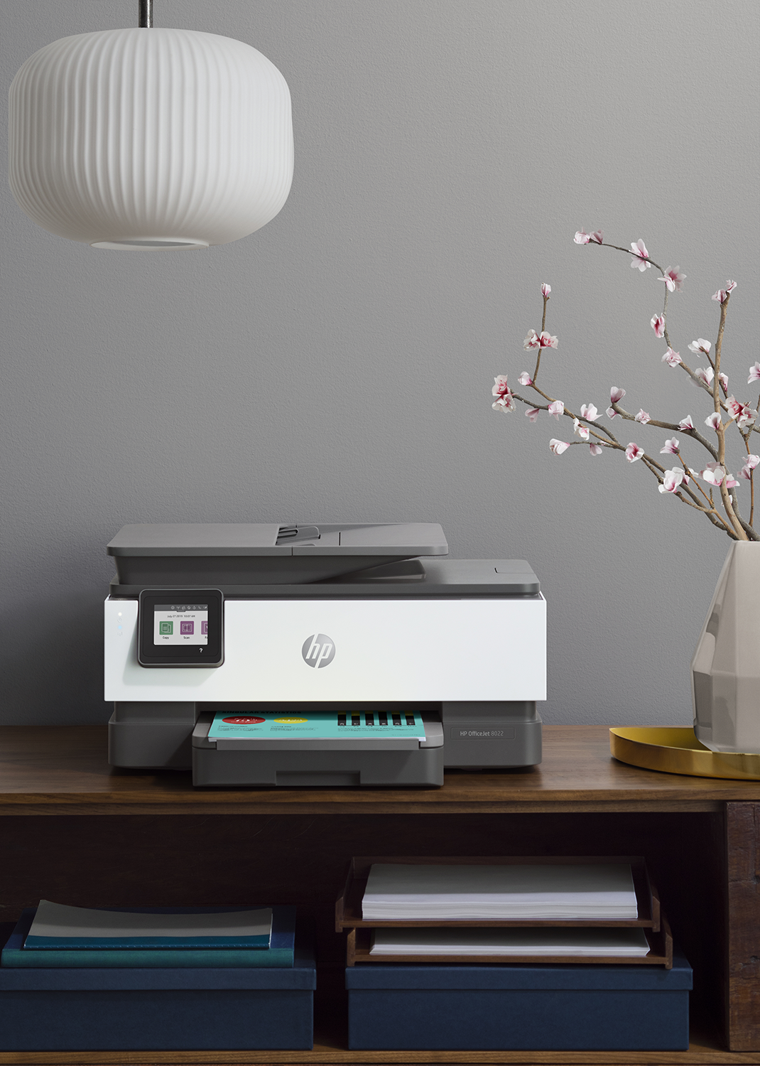 HP Officejet Pro 8022e -  Imprimer, copier et scanner - Encre - Compatible HP+  - Incl. 6 mois Instant Ink (229W7B) Imprimante multifonction