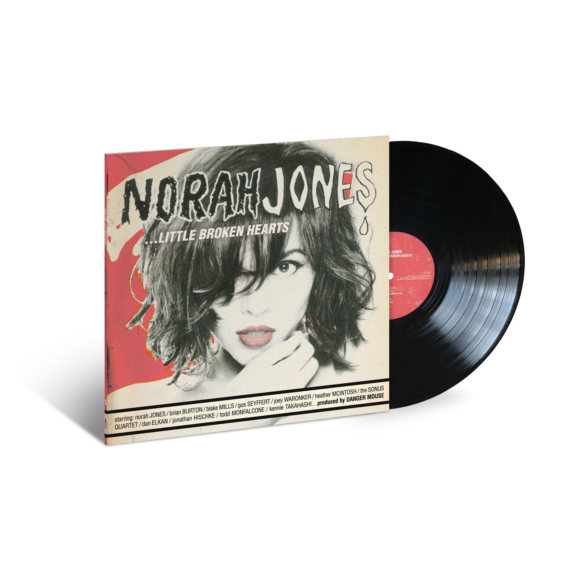 Norah Jones albumának borítója. Egy nő arca látható elöl. A lemez fekete.