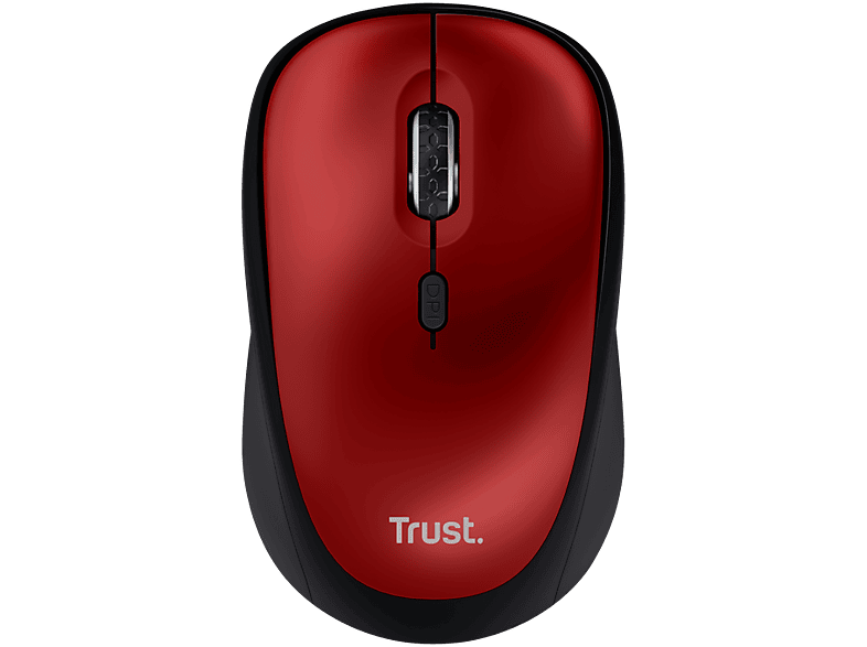 TRUST 24550 Yvi+Sessiz Kablosuz Mouse Kırmızı_0