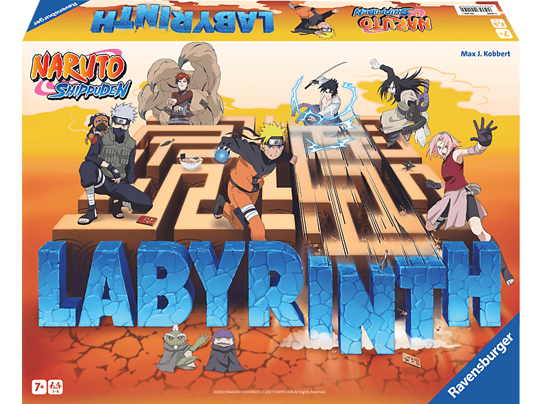 RAVENSBURGER Naruto Shippuden Labyrinth Mehrfarbig Familienspiel