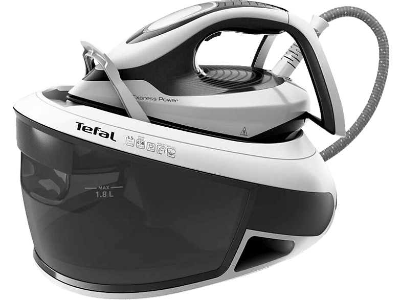 TEFAL SV8130E0 Express Power gőzállomás, fekete/fehér