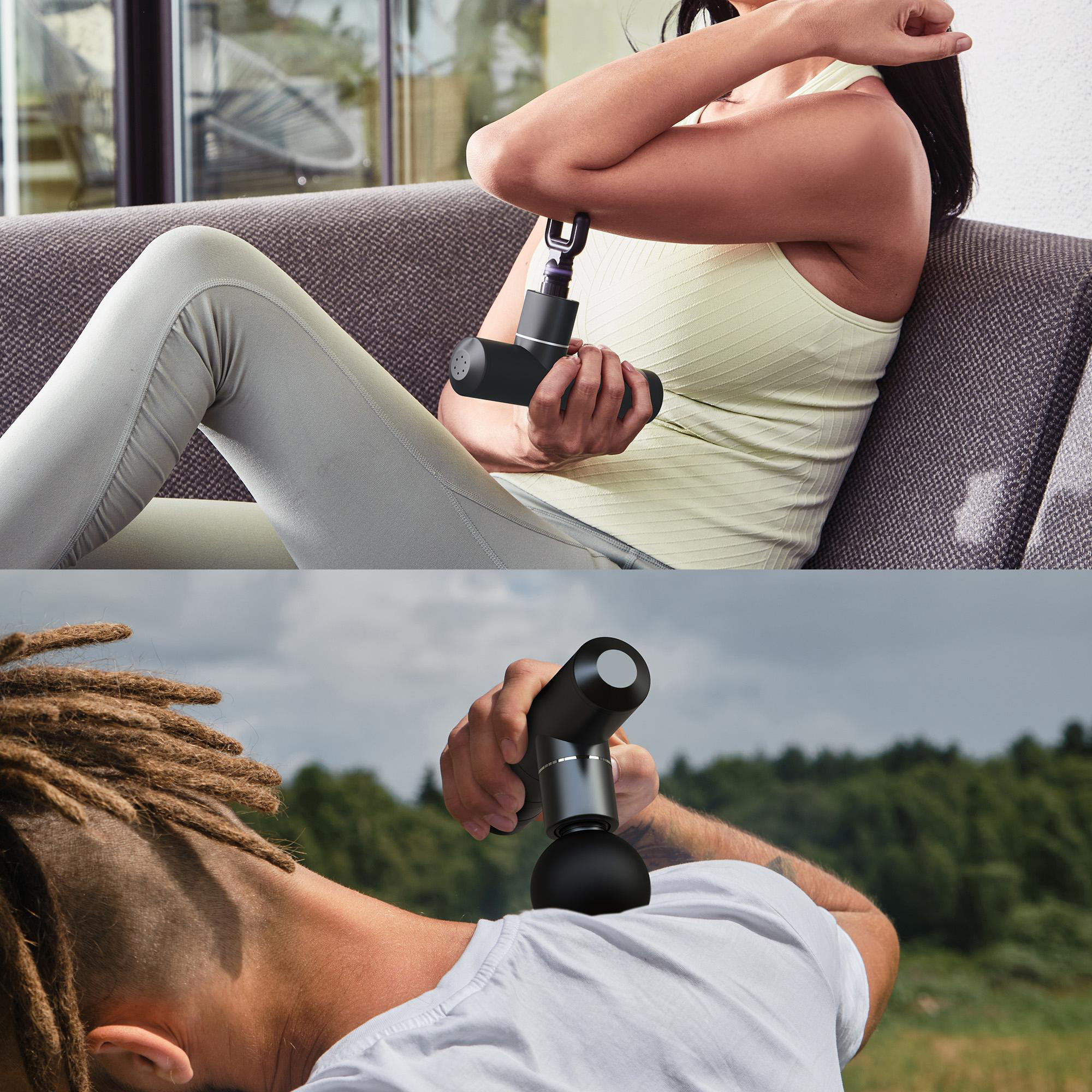 HOMEDICS MYTI Mini Massagepistole Anthrazit Massagegerät