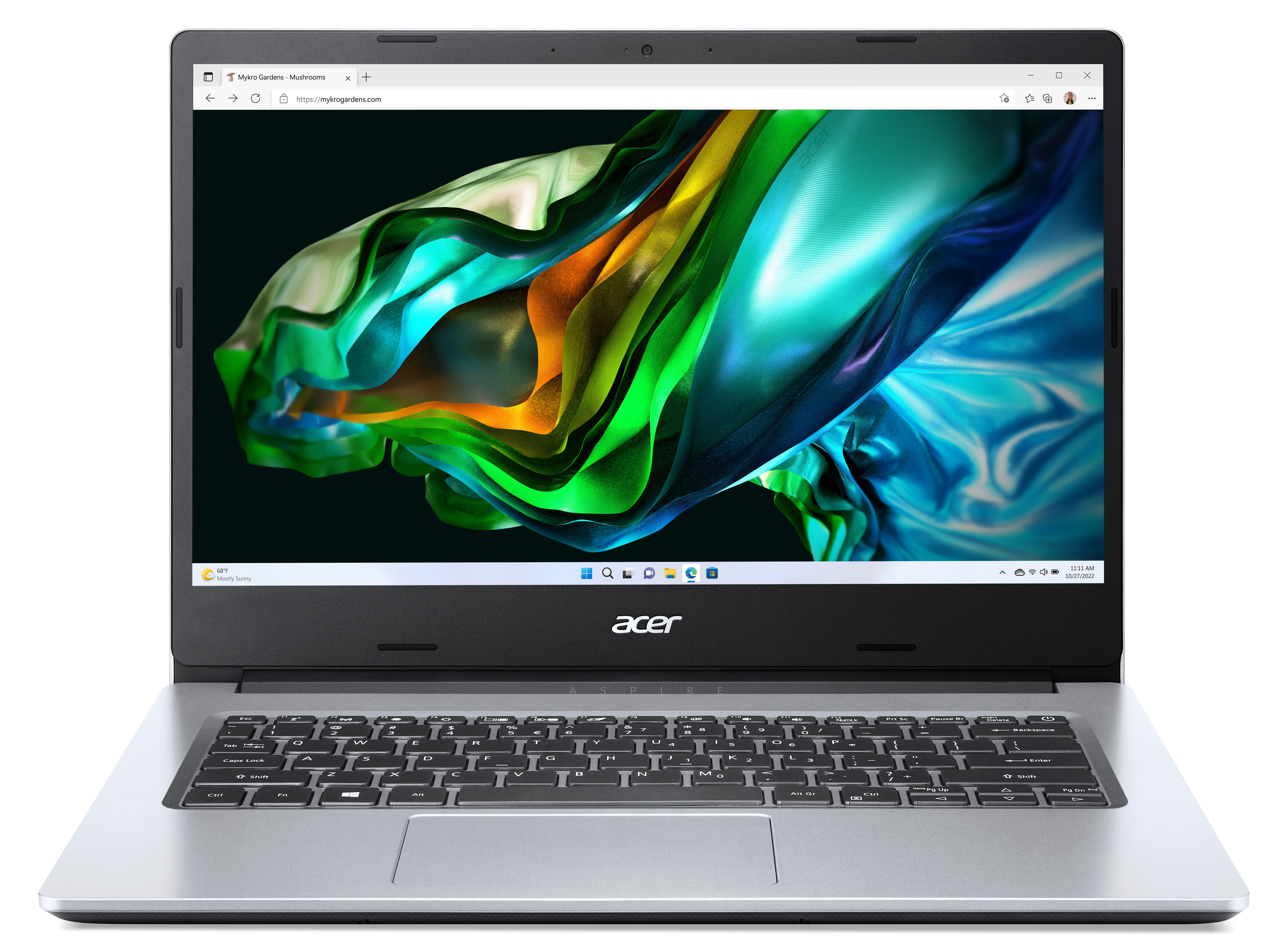 ACER Aspire 3 (A314-35-C2PZ), Zoll Notebook Prozessor, SSD, RAM, Intel GB Display, UHD mit Pure Graphics, 14,0 128 Intel® GB Celeron® Silver 4