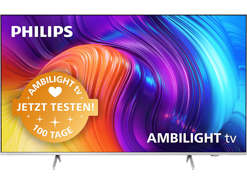 PHILIPS 65PUS8507/12 The One LED TV (Flat, 65 Zoll / 164 cm, UHD 4K, SMART TV, Ambilight, Android TV™ 11 (R))