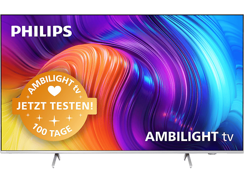 PHILIPS 65PUS8507/12 The 4K, 164 65 TV One 11 Android cm, LED TV™ (Flat, (R)) SMART Ambilight, UHD TV, / Zoll