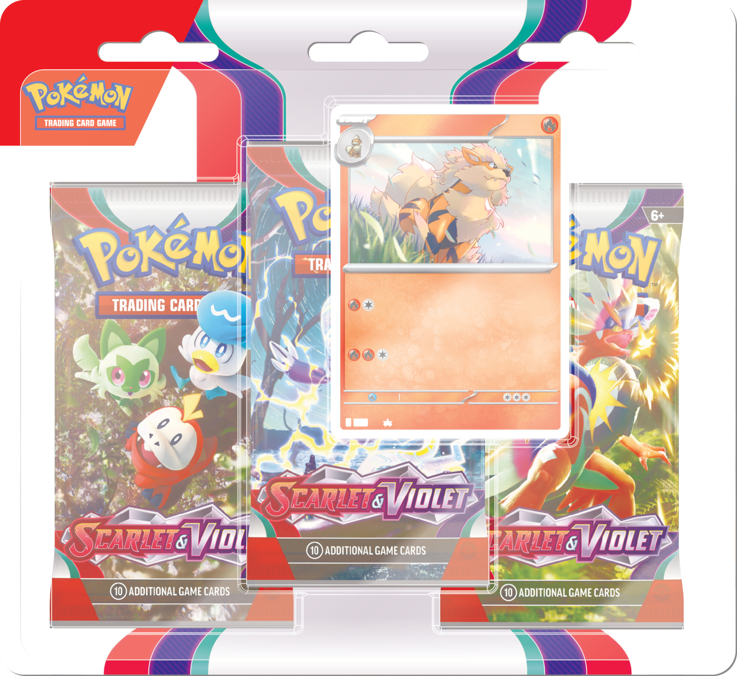 3 Boosters Scarlet & Violet (Blister) UK