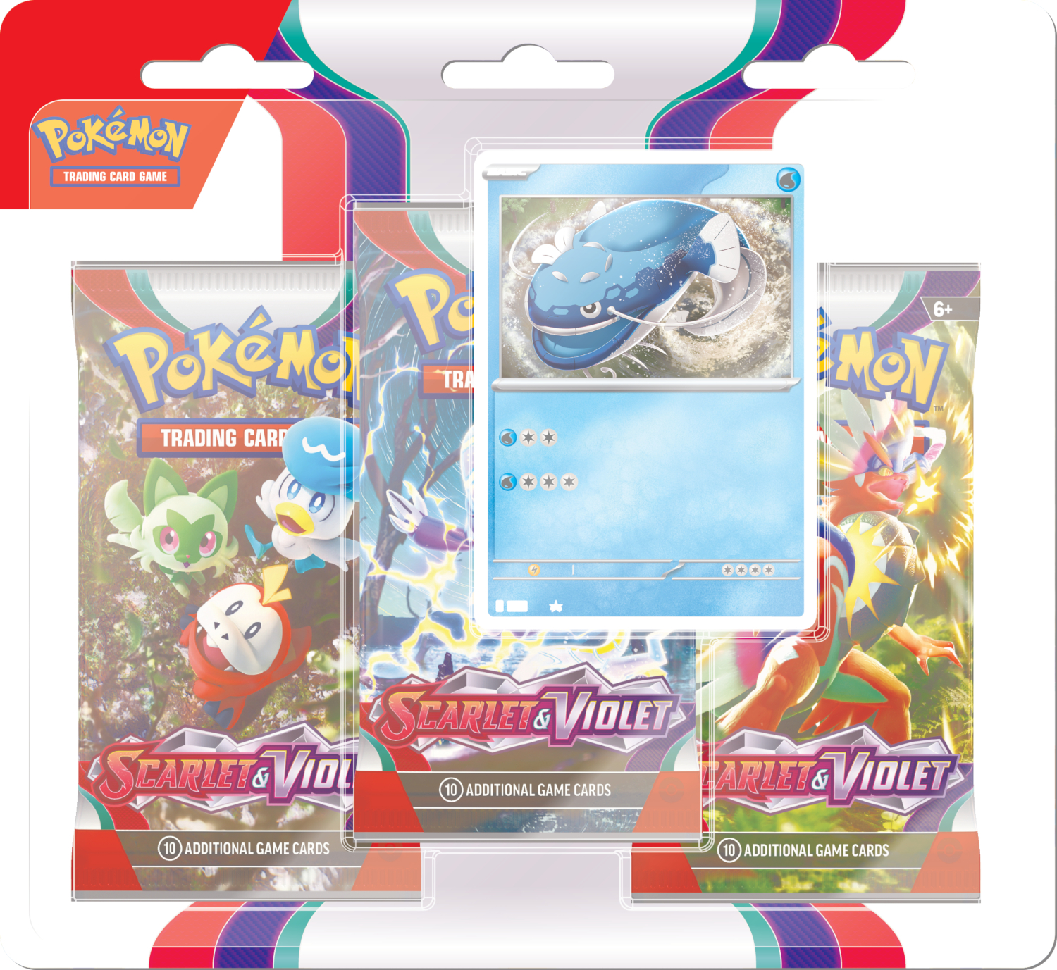 3 Boosters Scarlet & Violet (Blister) UK