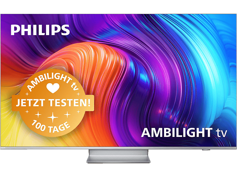 Zoll Ambilight, (Flat, LED 4K, cm, PHILIPS One TV The UHD / (R)) SMART TV, 164 65 65PUS8837/12 TV™ 11 Android