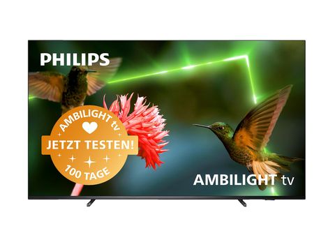 TV TV™ Android 4K 75 / 75PML9507/12 kaufen Rahmen PHILIPS 189 (R)), 11 TV, 4K UHD (Flat, 4K, cm, SATURN Zoll | MiniLED UHD Ambilight, TV, SMART Mattgrauer UHD MiniLED