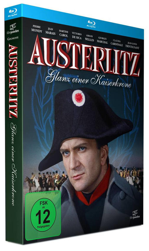 Die Vorderseite einer Blu-ray-Filmbox mit einem Mann mit Hut darauf.