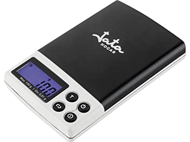 Báscula de cocina digital JATA HBAL1775 sin pilas. Pantalla LCD. Alta  precisión. Hasta 3 kg. Indicador de sobrepeso y batería baja. Con imán  trasero