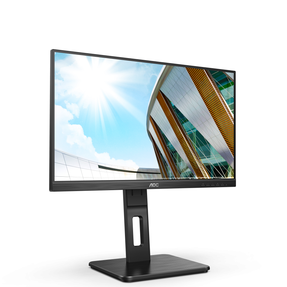 Monitor - AOC 22P2DU, 21.5 ", Full-HD, 4 ms, 75 Hz, HDMI, Adaptive Sync, Negro
