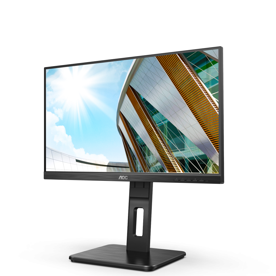 Monitor - AOC 22P2DU, 21.5 ", Full-HD, 4 ms, 75 Hz, HDMI, Adaptive Sync, Negro