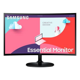 SAMSUNG LS27C360EAU - Monitor, 27 ", Full-HD, 75 Hz, Schwarz