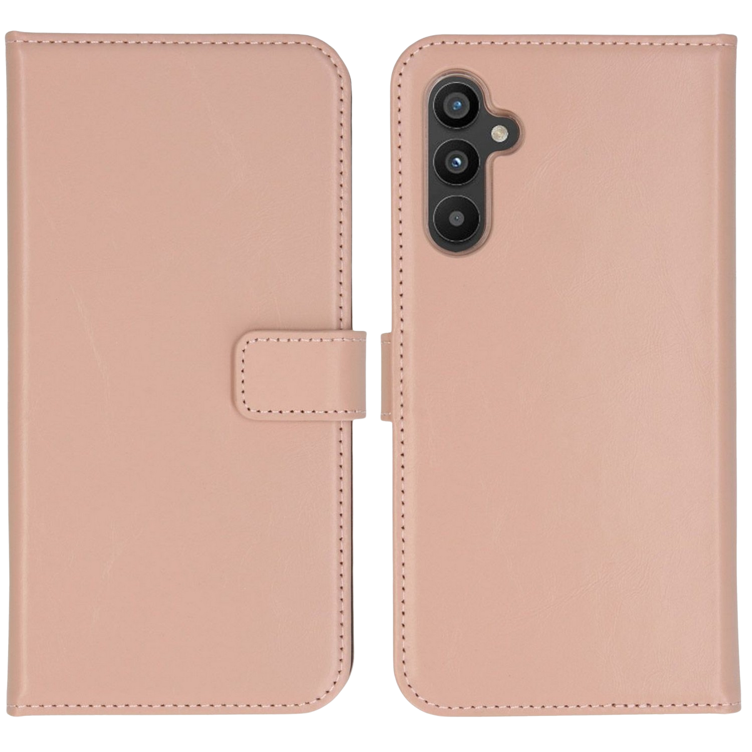 SELENCIA Flipcover Real Leather Galaxy A34 5G Rose (SH00057251)