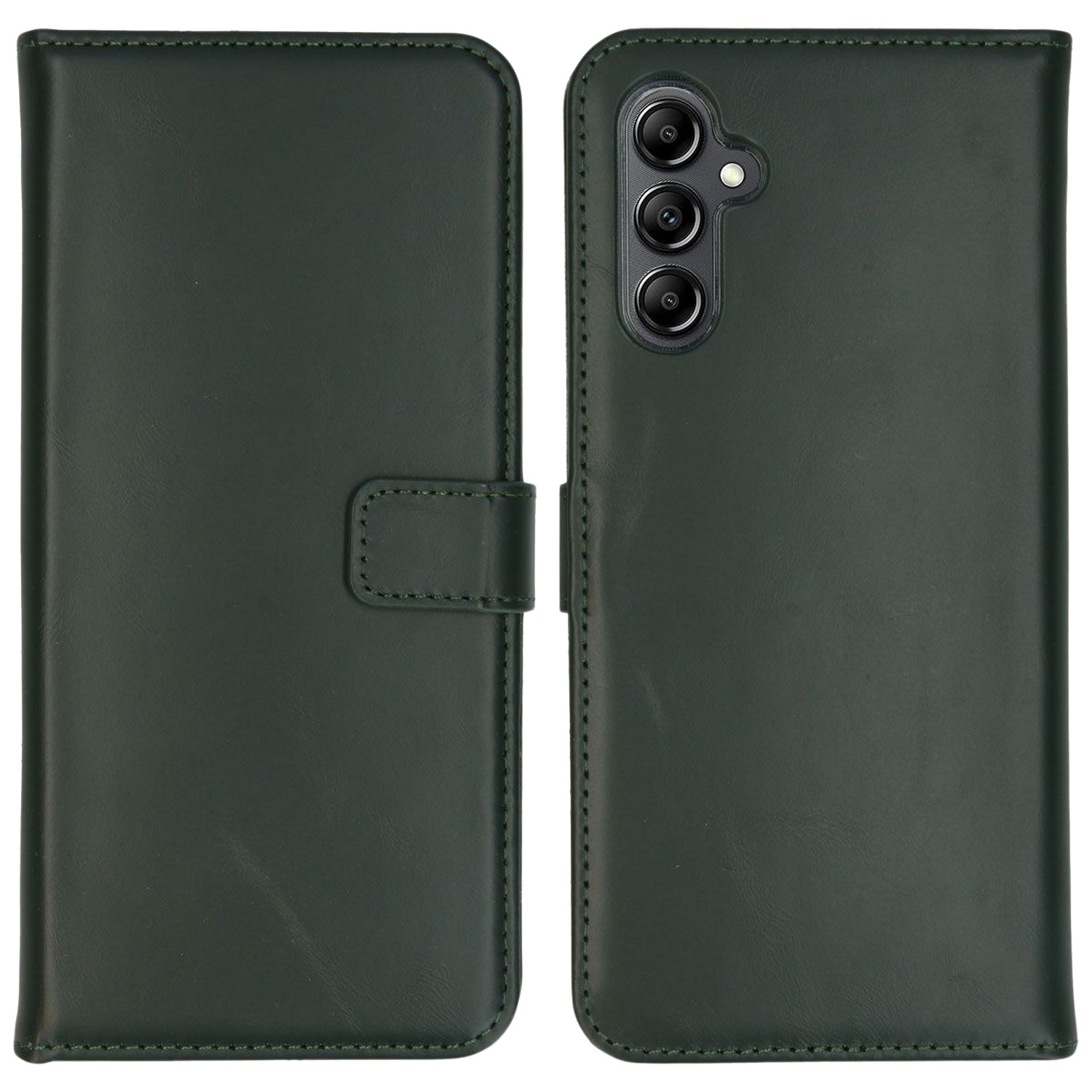SELENCIA Flipcover Real Leather Galaxy A14 5G Vert (SH00057249)
