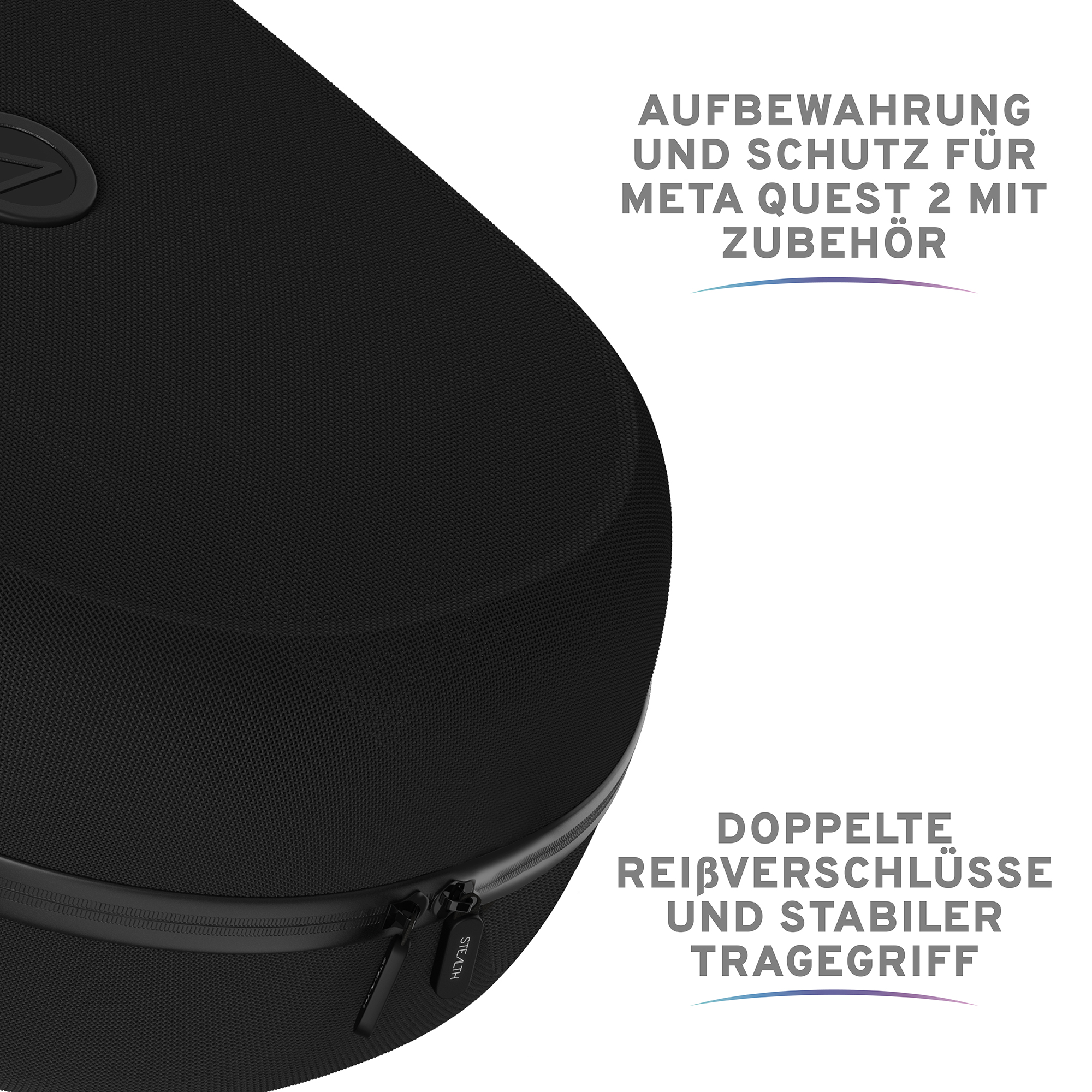 Die Unterseite eines Laptops, grau, mit Lüftungsschlitzen, Füßen und einem Aufkleber.