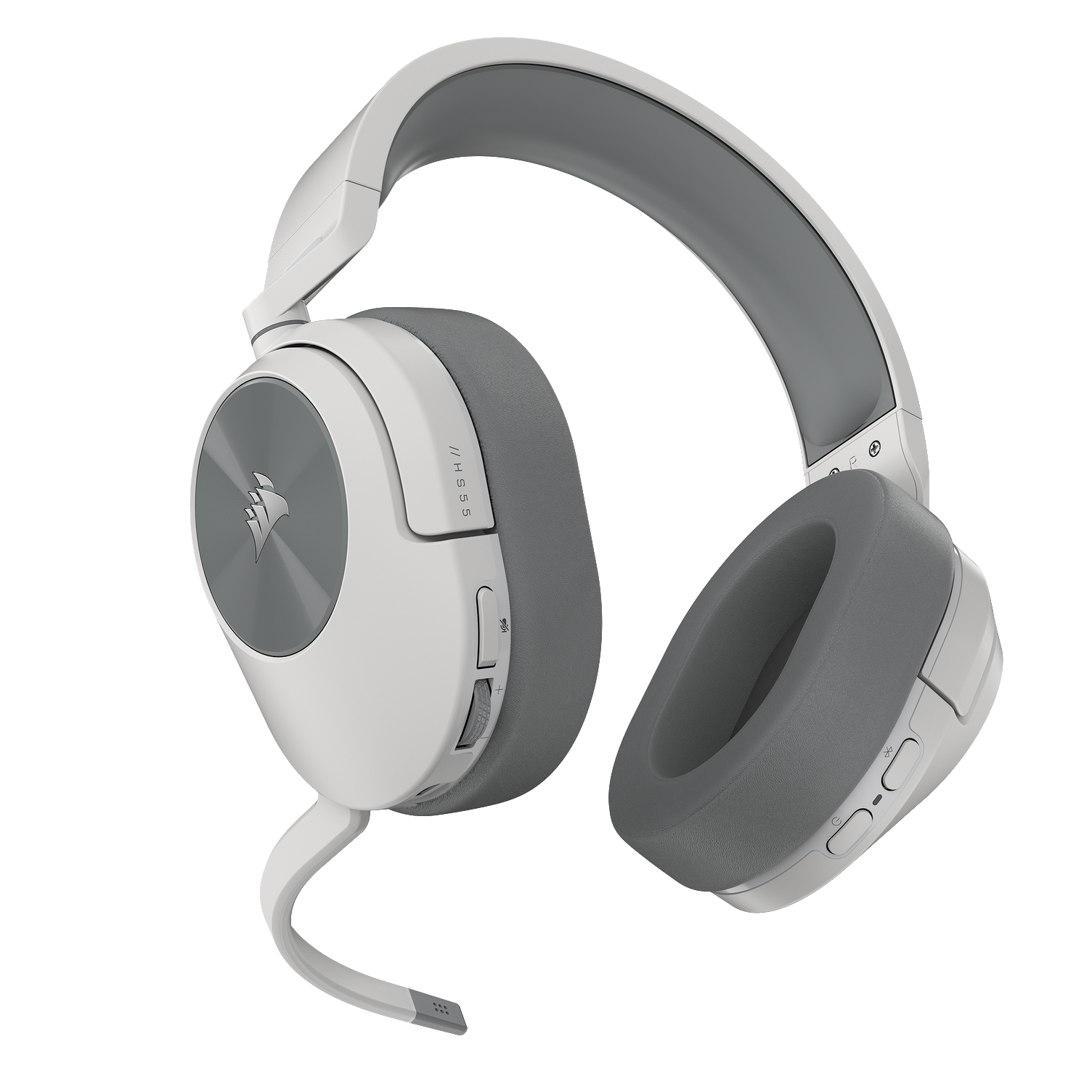 CORSAIR HS55 Wireless, Over-ear Gaming Weiß Bluetooth Headset