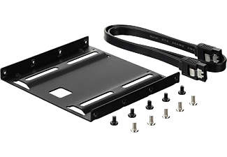 ACT SSD/HDD beépítő keret 2,5" - 3,5", 50 cm SATA kábel, fekete (AC1540)