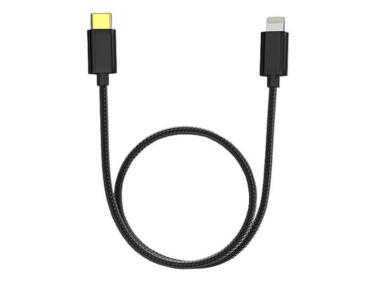 FIIO LT-LT4 - Câble USB-C vers Lightning OTG (Noir)