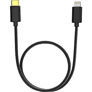 FIIO LT-LT4 - USB-C auf Lightning OTG Kabel (Schwarz)
