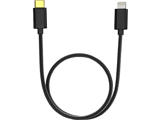 FIIO LT-LT4 - USB-C auf Lightning OTG Kabel (Schwarz)