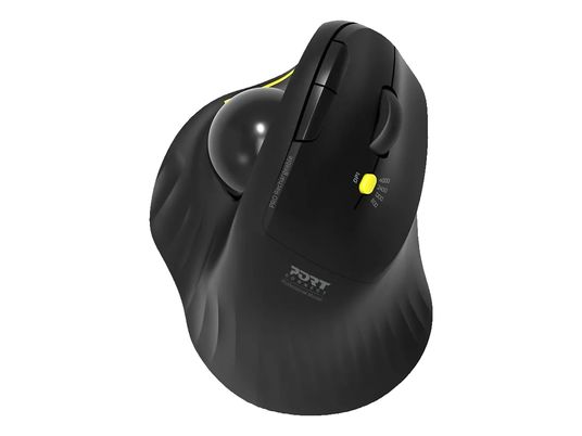 PORT DESIGNS Trackball - Mouse ergonomico (Nero)