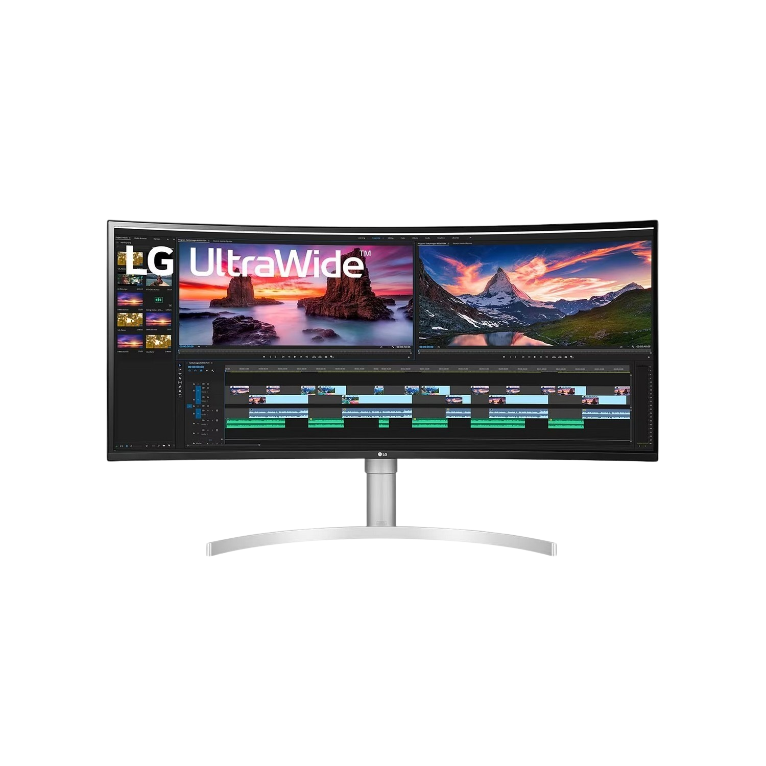 LG Moniteur UltraWide 38" QHD+ Nano IPS 144 Hz Curved (38WN95CP-W.AEU)