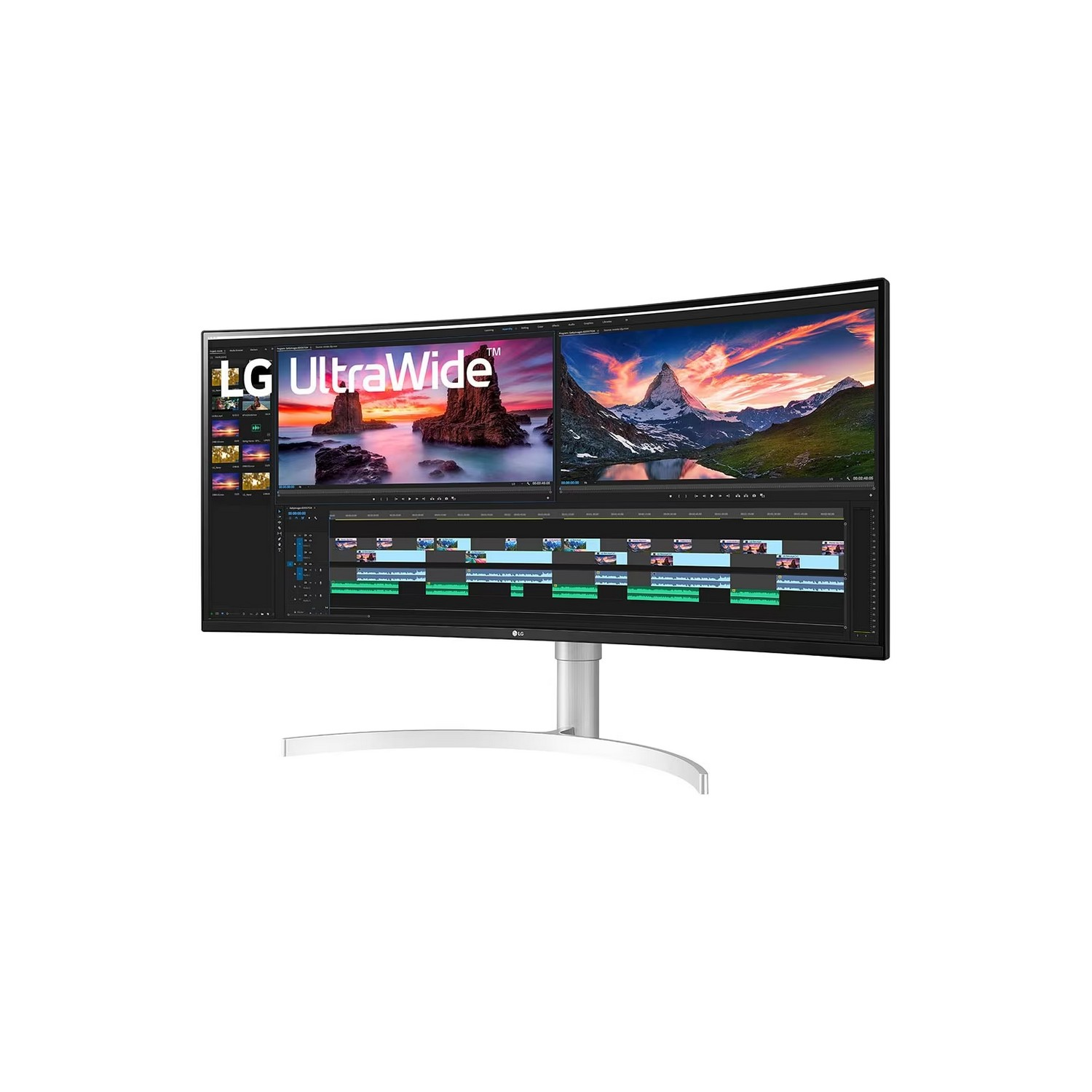 LG Moniteur UltraWide 38" QHD+ Nano IPS 144 Hz Curved (38WN95CP-W.AEU)