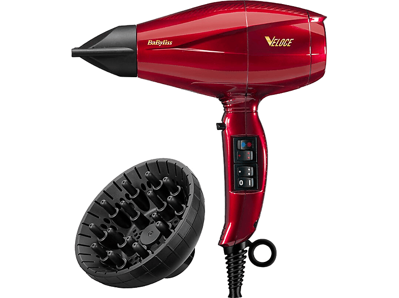 BABYLISS 6750DE Veloce 2200W Saç Kurutma Makinesi Kırmızı_0