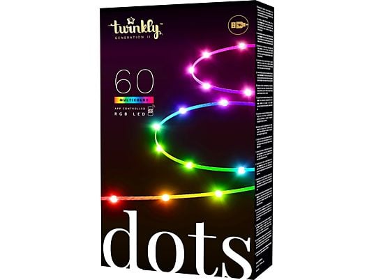 TWINKLY Dots 60 RGB LED 8 MM - Ampoules LED (Transparent)