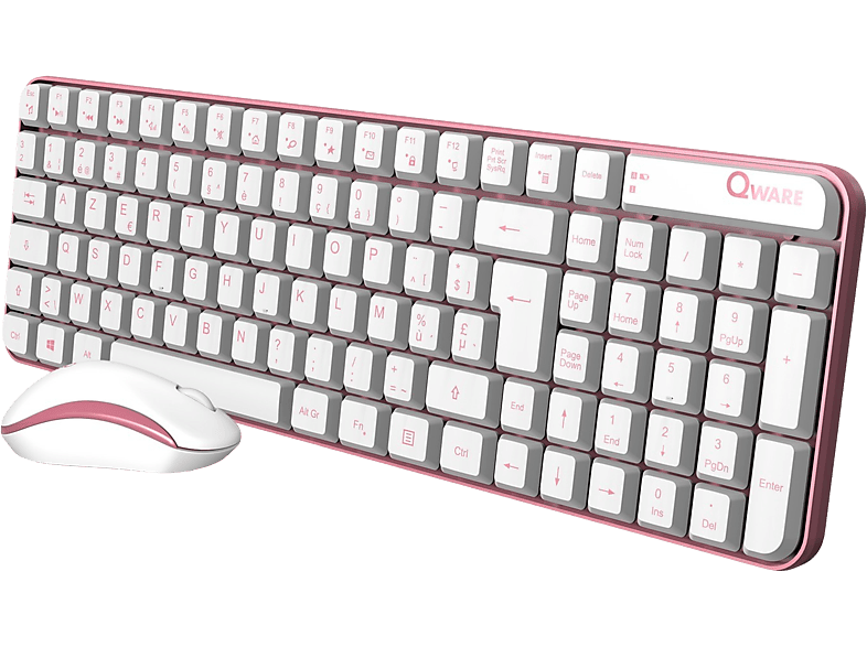 LOGITECH Clavier sans fil K380 AZERTY FR Rose (920-009585)