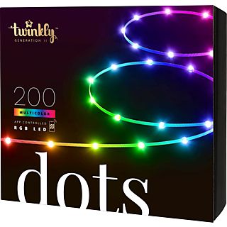 TWINKLY Dots 200 RGB LED 8 MM - LED-Leuchten (Transparent)