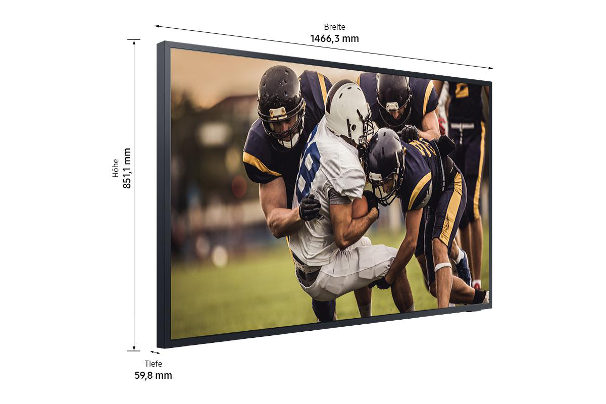 SAMSUNG GQ65LST7TGU QLED TV (Flat, Zoll Tizen) SMART QLED TV, 4K, 65 / 163 cm