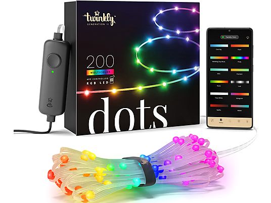 TWINKLY Dots 200 RGB LED 8 MM - Ampoules LED (Transparent)