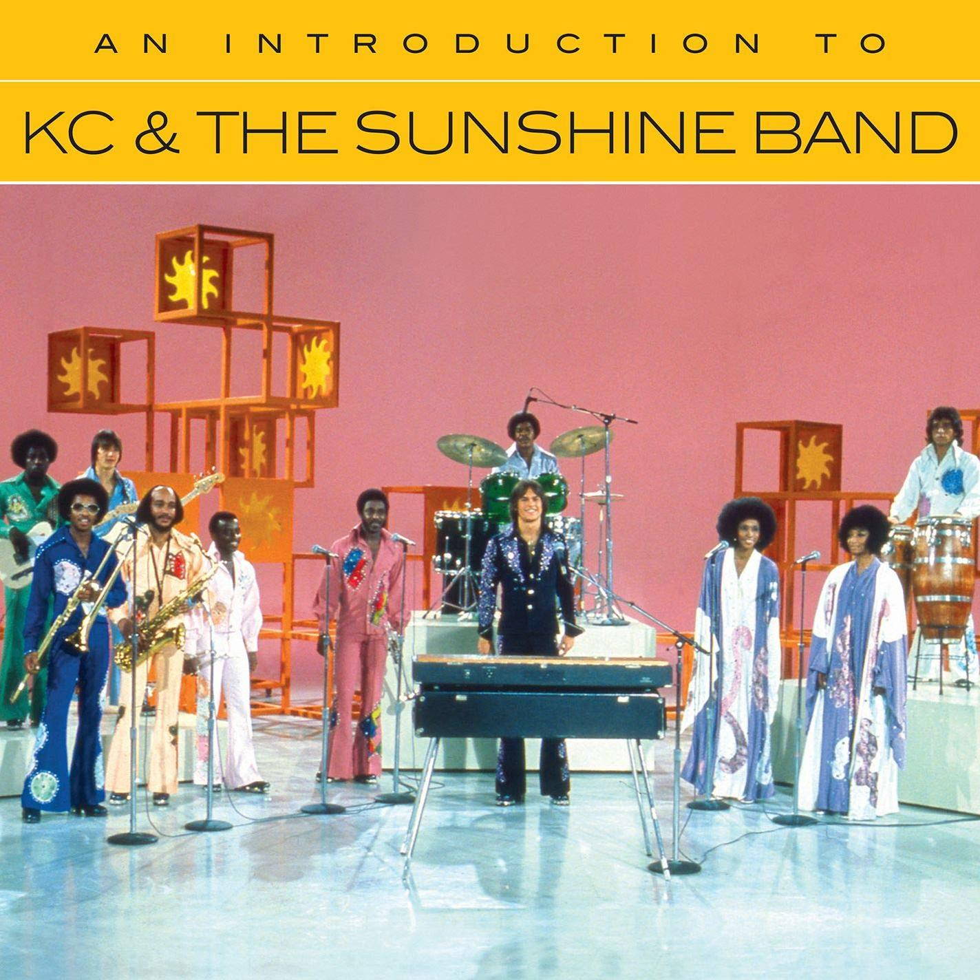 KC and the Sunshine Band album borítója a zenekar tagjaival a színpadon.