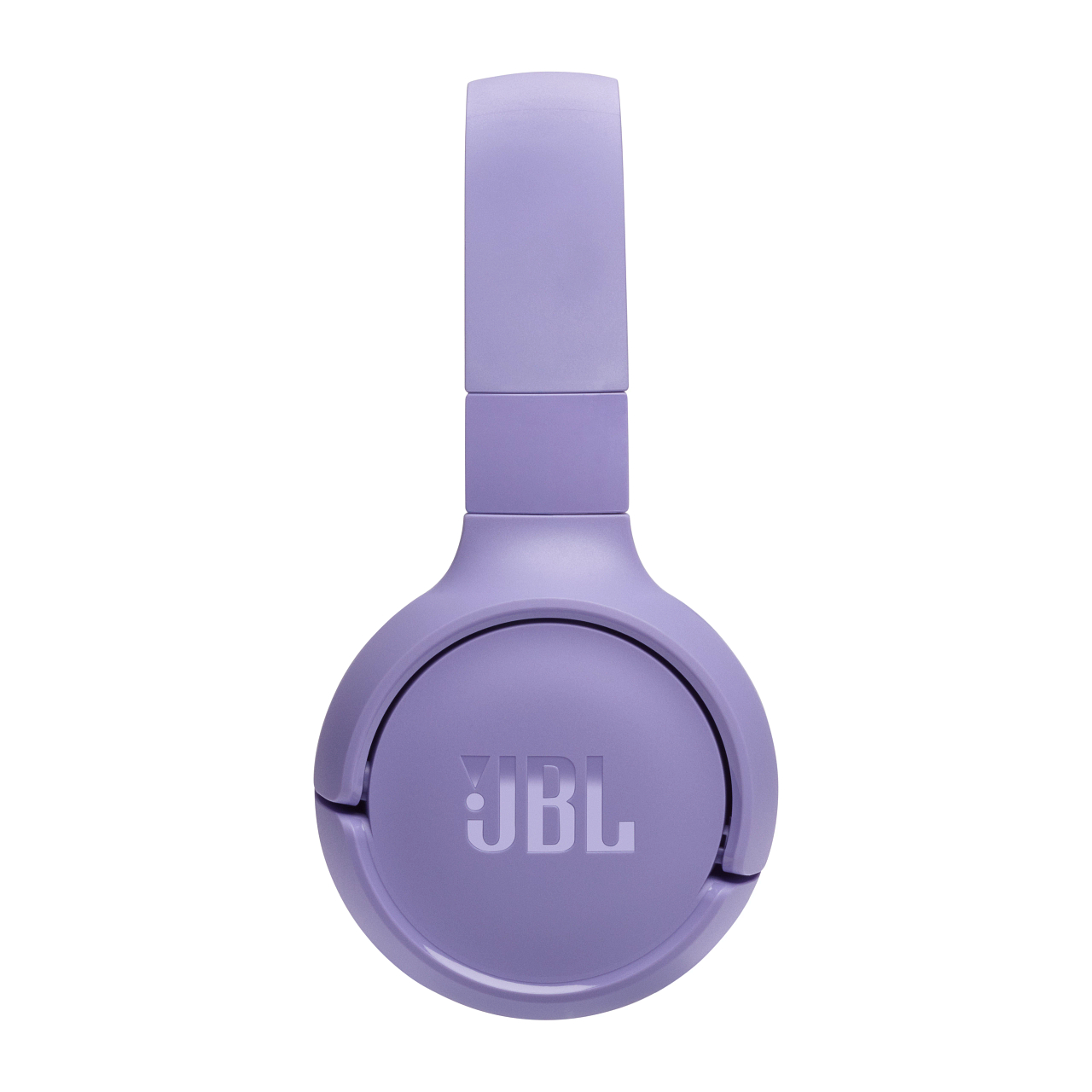 JBL Kopfhörer, lila, gefaltet. Das JBL-Logo ist auf dem Ohrmuschel sichtbar.